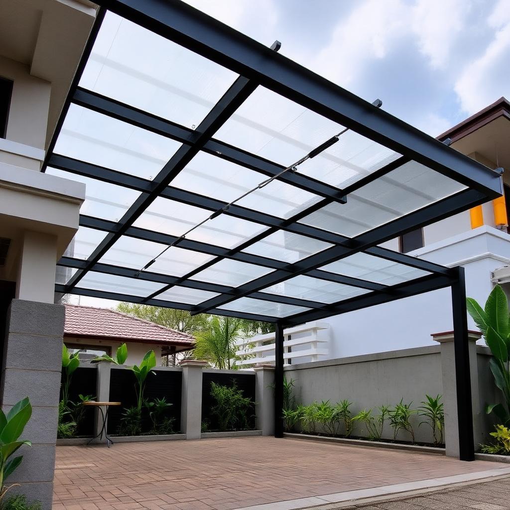Carport Modern oleh Jaya Nusantara di Sako, Palembang
